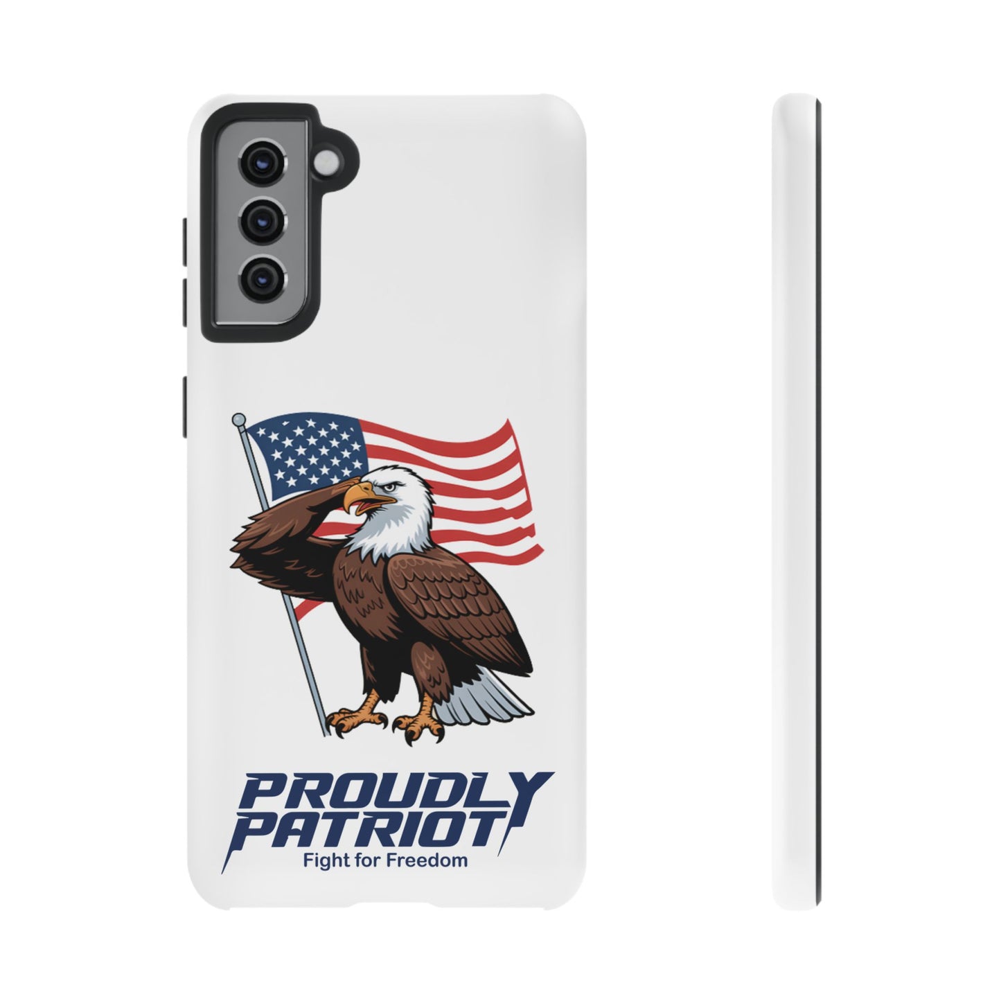 Major Talon Reporting for Duty! Patriotic Phone Case for Proud Americans, USA Flag Phone Cover, Tough Cases for Veterans, Independence Day Gift