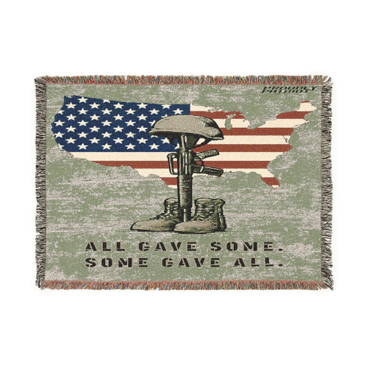 All Gave Some Woven Blanket