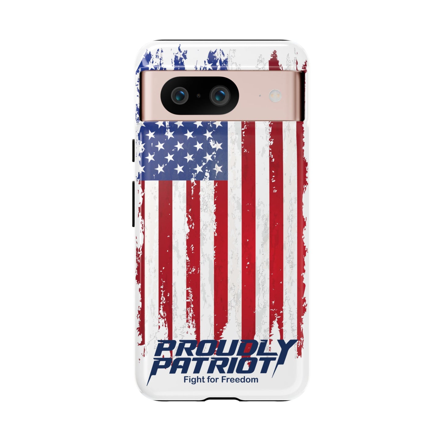 Distressed Flag, Patriotic Phone Case for Proud Americans, USA Flag Phone Cover, Tough Cases for Veterans, Independence Day Gift