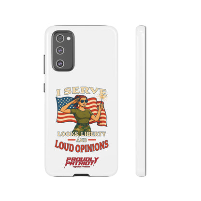 Patriotic Sass in Camo Class, Phone Case