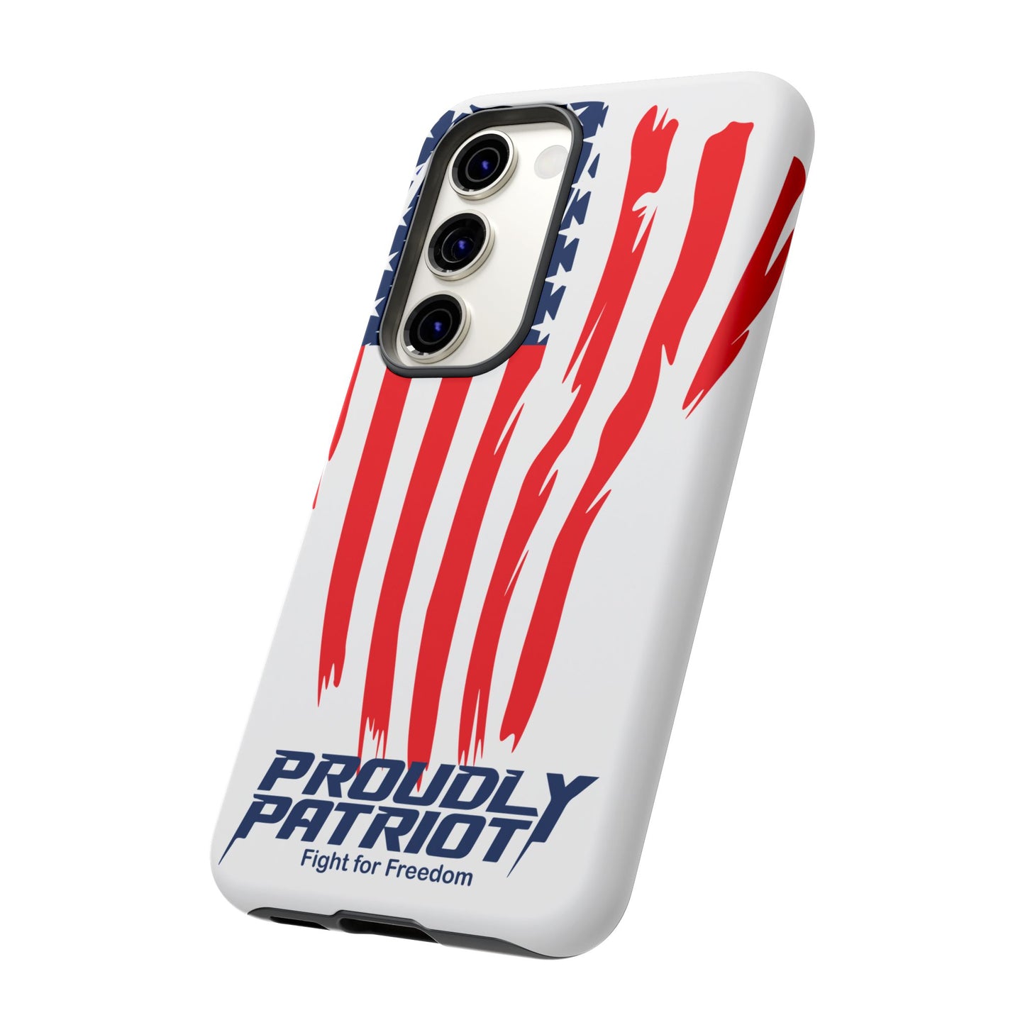 The Flag, Patriotic Phone Case for Proud Americans, USA Flag Phone Cover, Tough Cases for Veterans, Independence Day Gift