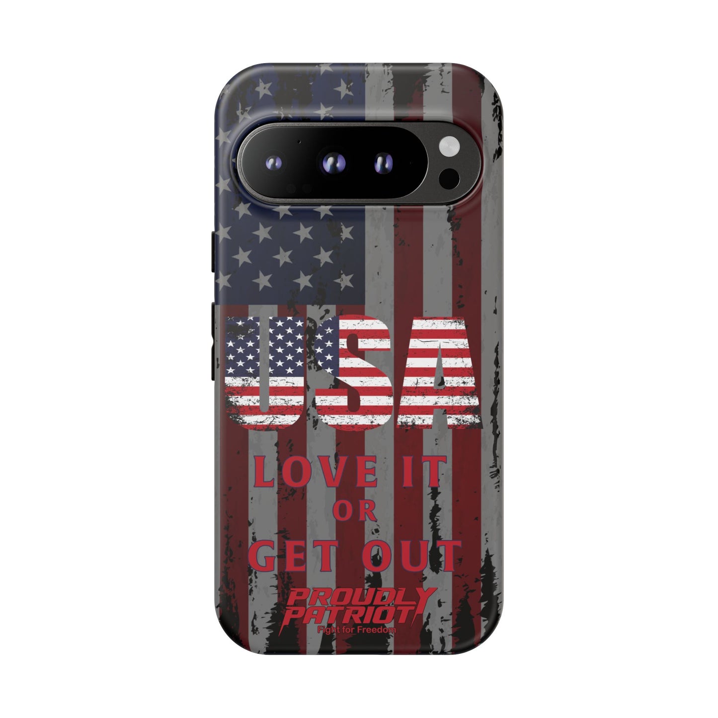 Stars, Stripes, and Zero Tolerance BLK Phone Case