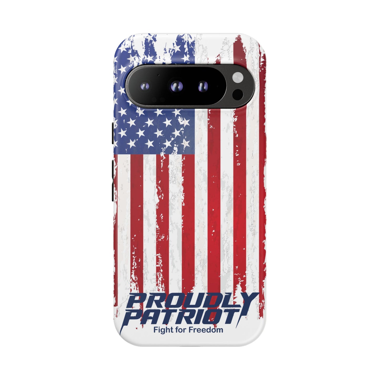 Distressed Flag, Patriotic Phone Case for Proud Americans, USA Flag Phone Cover, Tough Cases for Veterans, Independence Day Gift