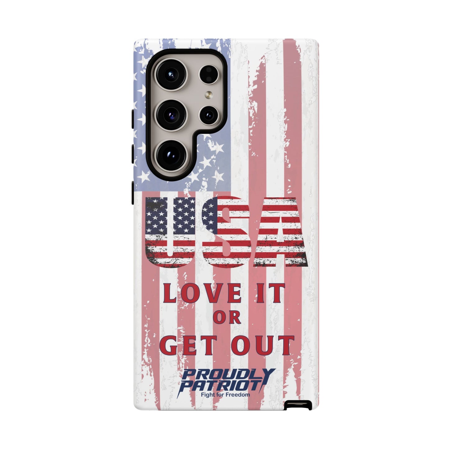 Stars, Stripes, and Zero Tolerance, Phone Case