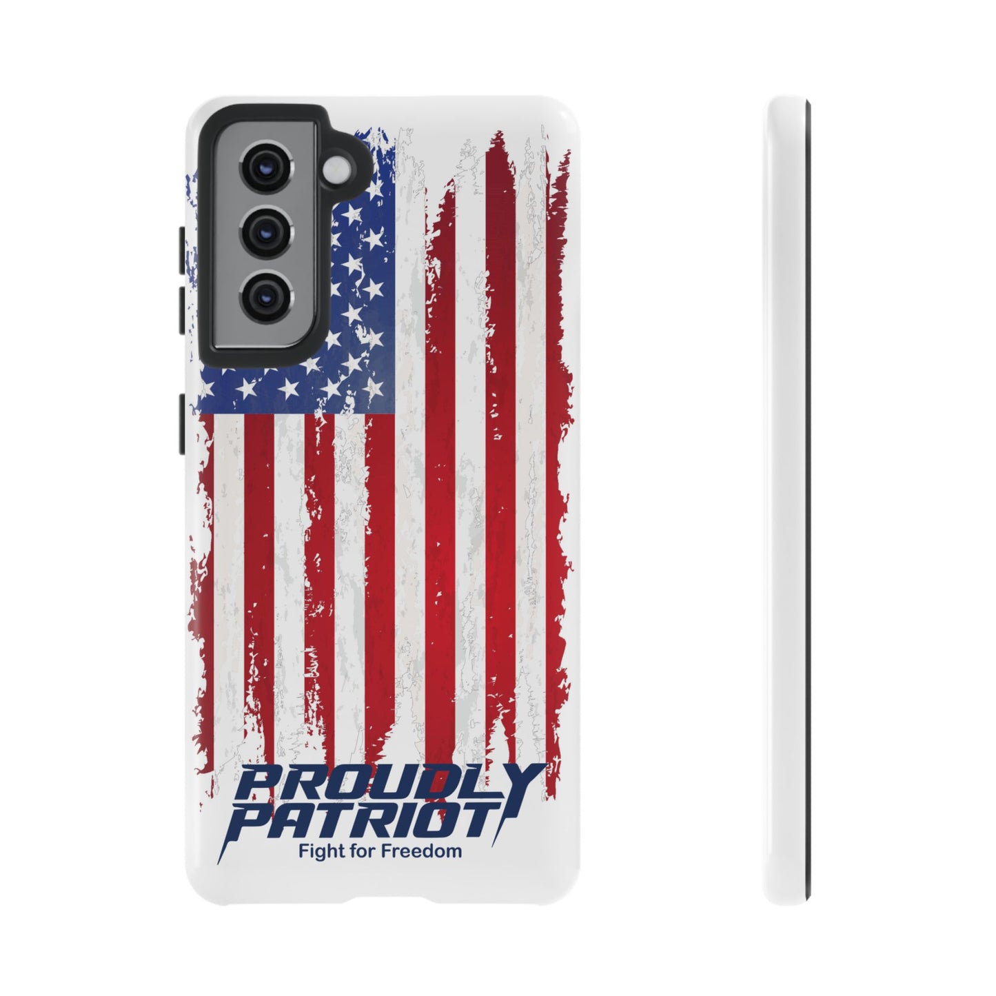 Distressed Flag, Patriotic Phone Case for Proud Americans, USA Flag Phone Cover, Tough Cases for Veterans, Independence Day Gift
