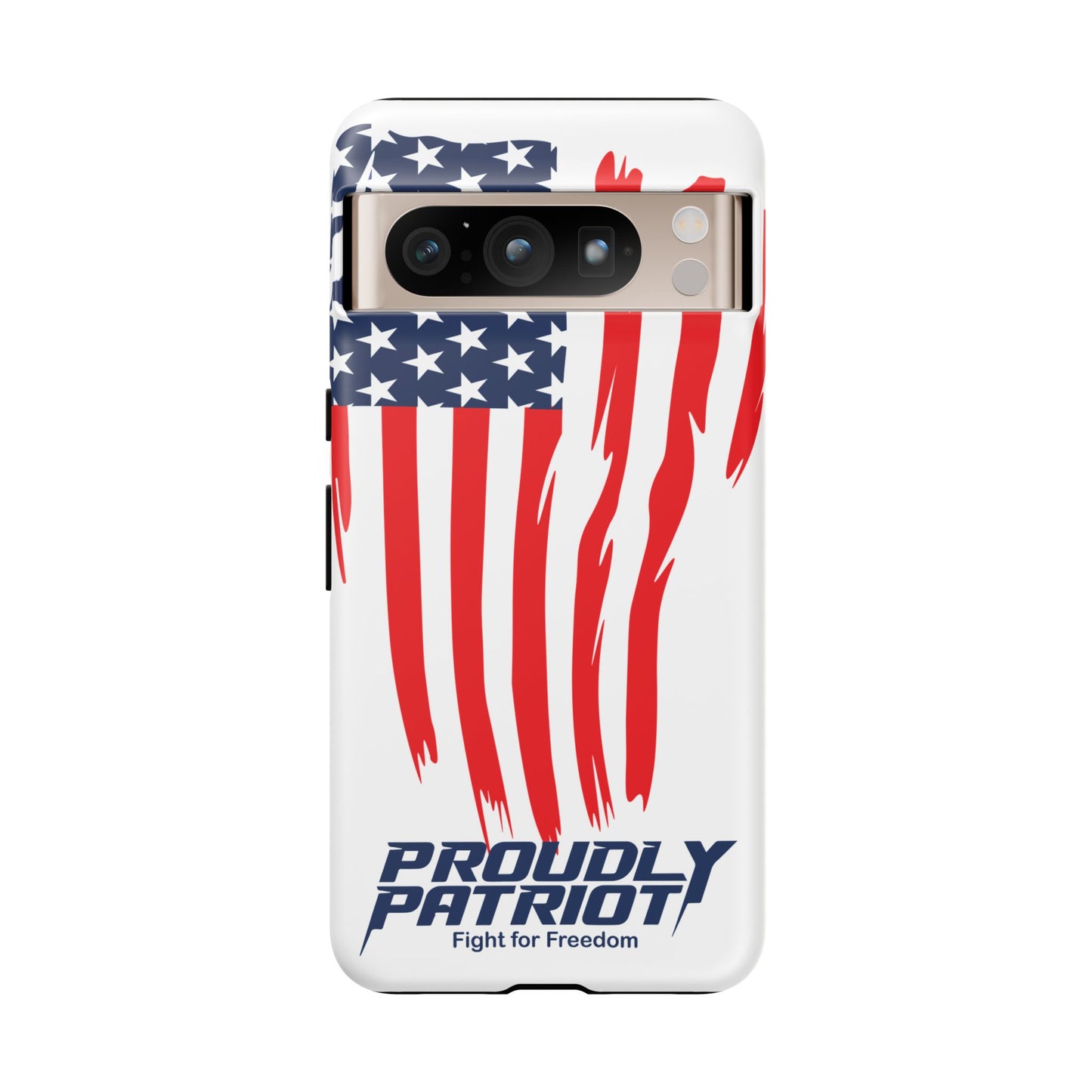 The Flag, Patriotic Phone Case for Proud Americans, USA Flag Phone Cover, Tough Cases for Veterans, Independence Day Gift