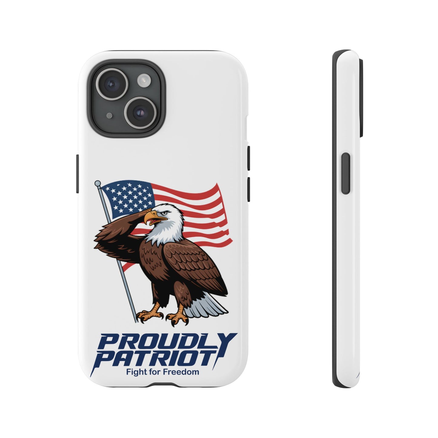 Major Talon Reporting for Duty! Patriotic Phone Case for Proud Americans, USA Flag Phone Cover, Tough Cases for Veterans, Independence Day Gift