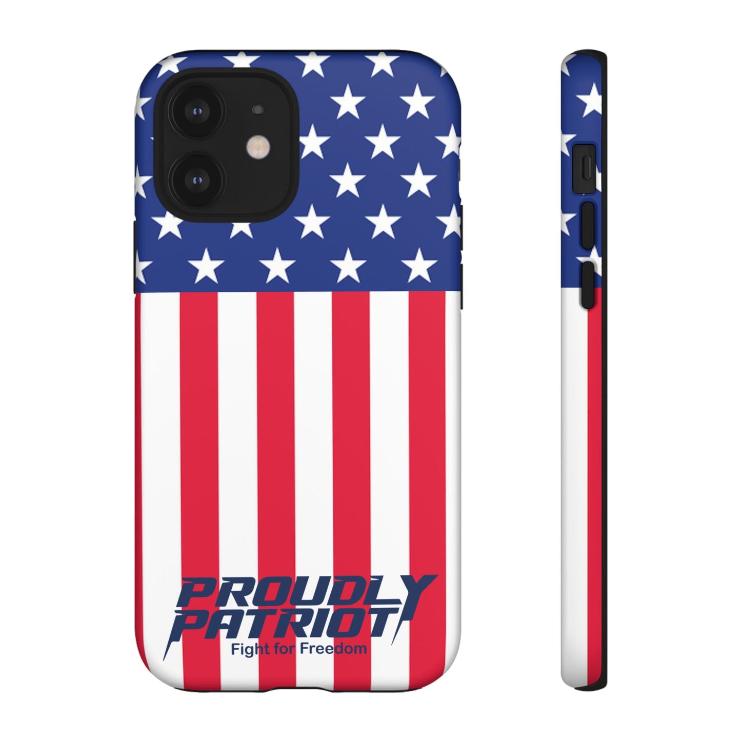 Stars, Stripes, and Cell Phones, Patriotic Phone Case for Proud Americans, USA Flag Phone Cover, Tough Cases for Veterans, Independence Day Gift
