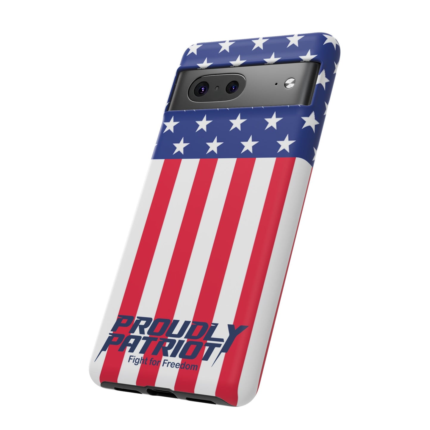 Stars, Stripes, and Cell Phones, Patriotic Phone Case for Proud Americans, USA Flag Phone Cover, Tough Cases for Veterans, Independence Day Gift