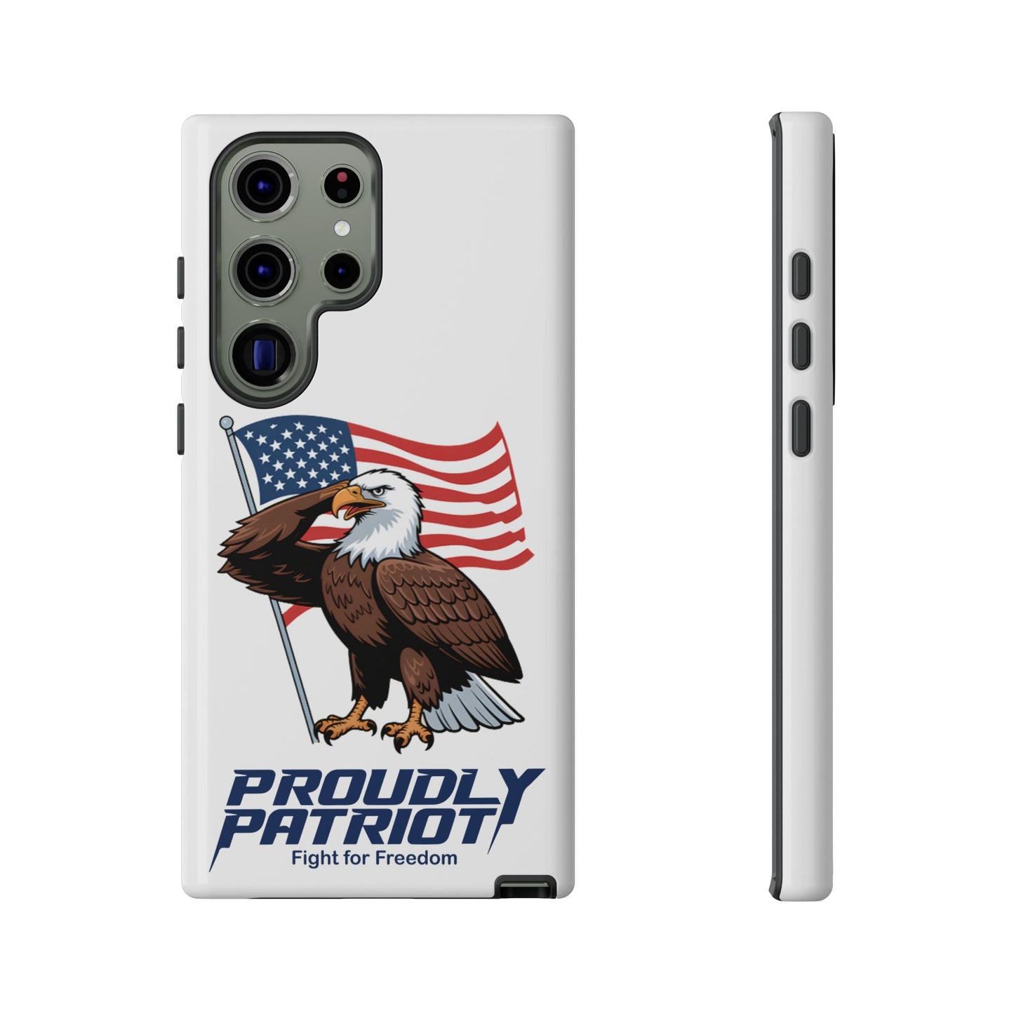 Major Talon Reporting for Duty! Patriotic Phone Case for Proud Americans, USA Flag Phone Cover, Tough Cases for Veterans, Independence Day Gift