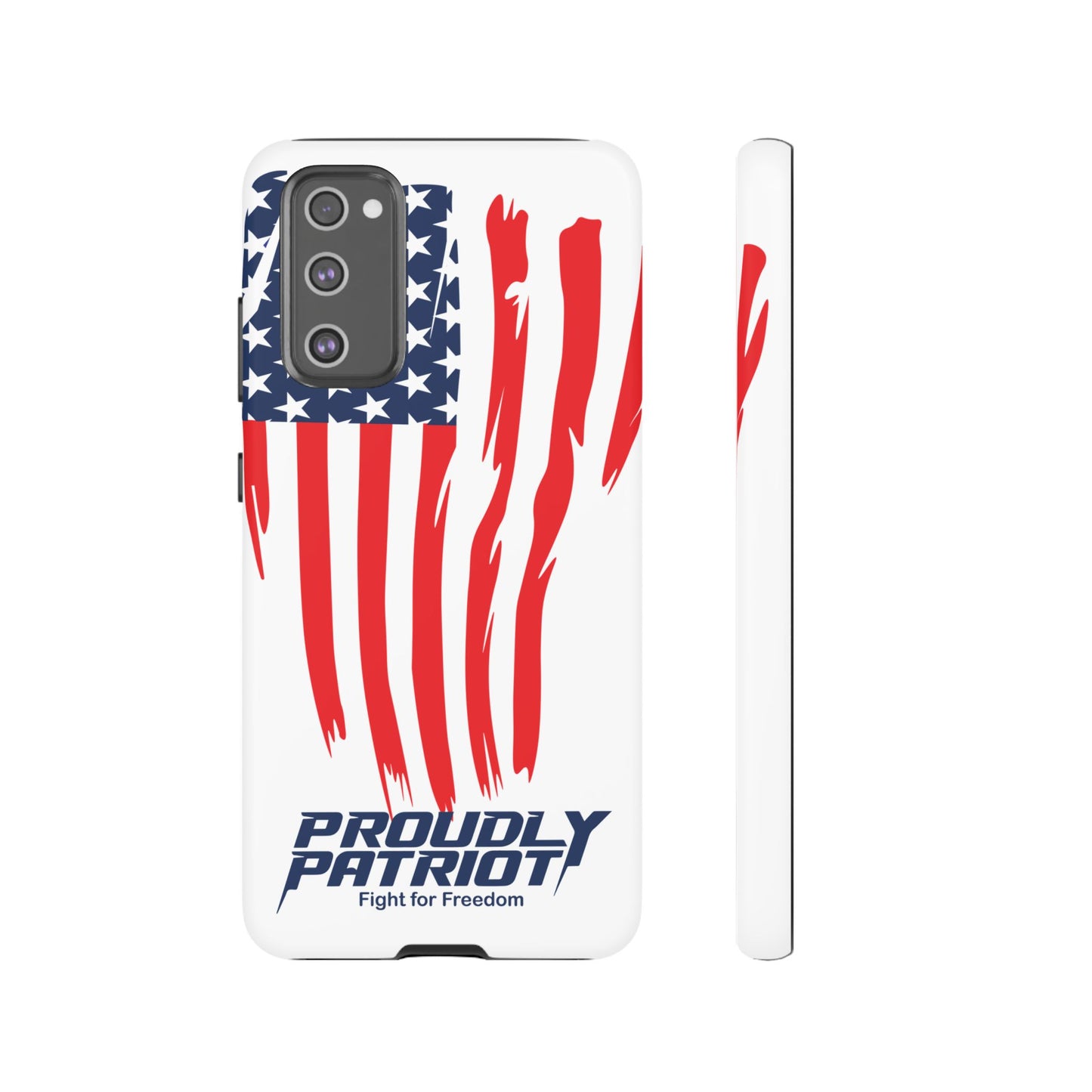 The Flag, Patriotic Phone Case for Proud Americans, USA Flag Phone Cover, Tough Cases for Veterans, Independence Day Gift
