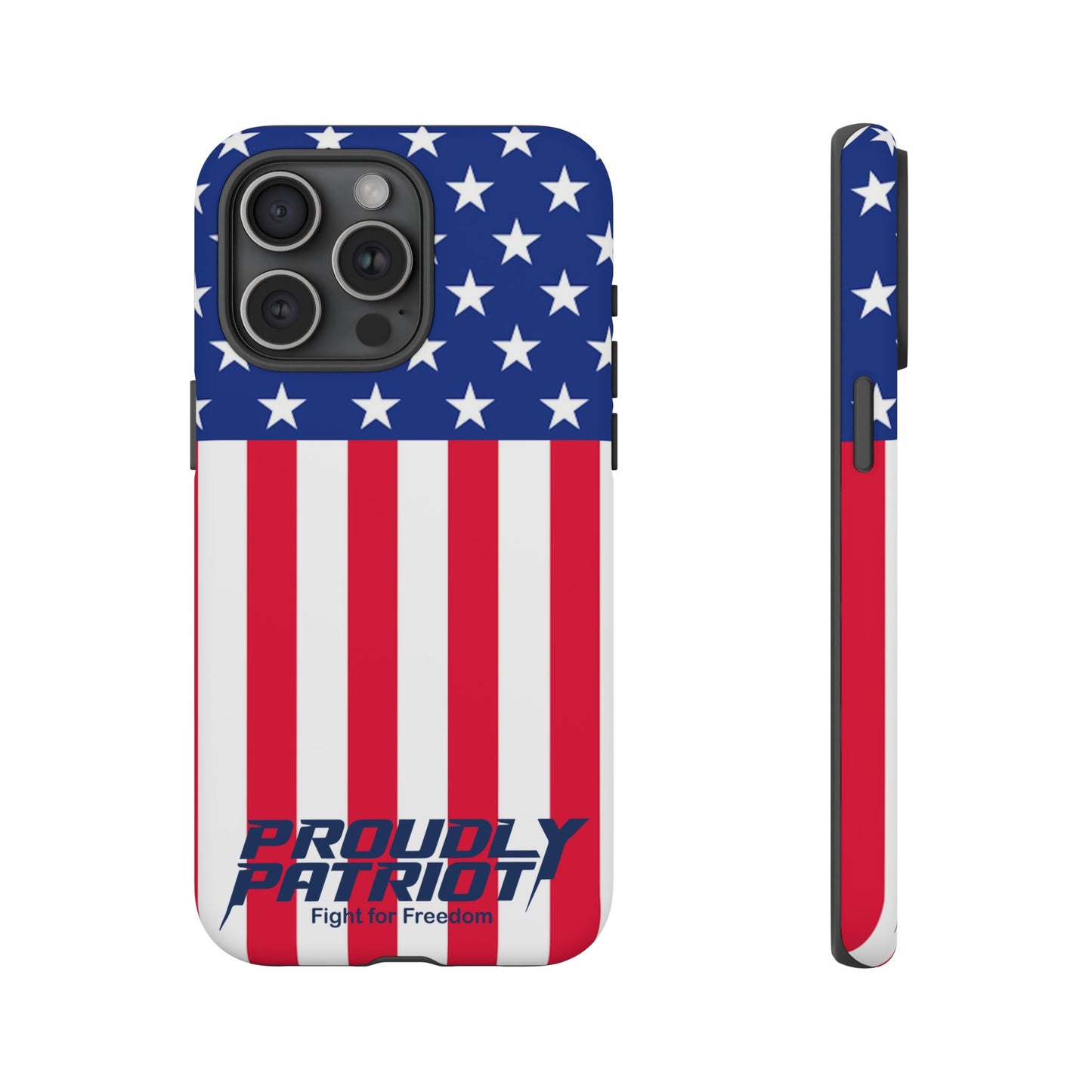 Stars, Stripes, and Cell Phones, Patriotic Phone Case for Proud Americans, USA Flag Phone Cover, Tough Cases for Veterans, Independence Day Gift