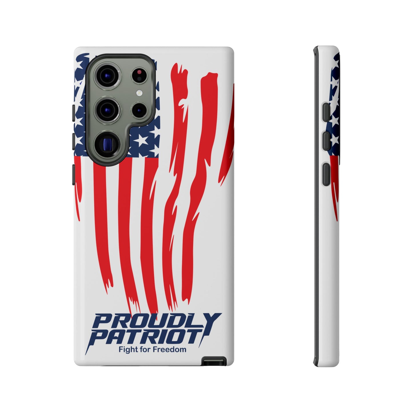 The Flag, Patriotic Phone Case for Proud Americans, USA Flag Phone Cover, Tough Cases for Veterans, Independence Day Gift