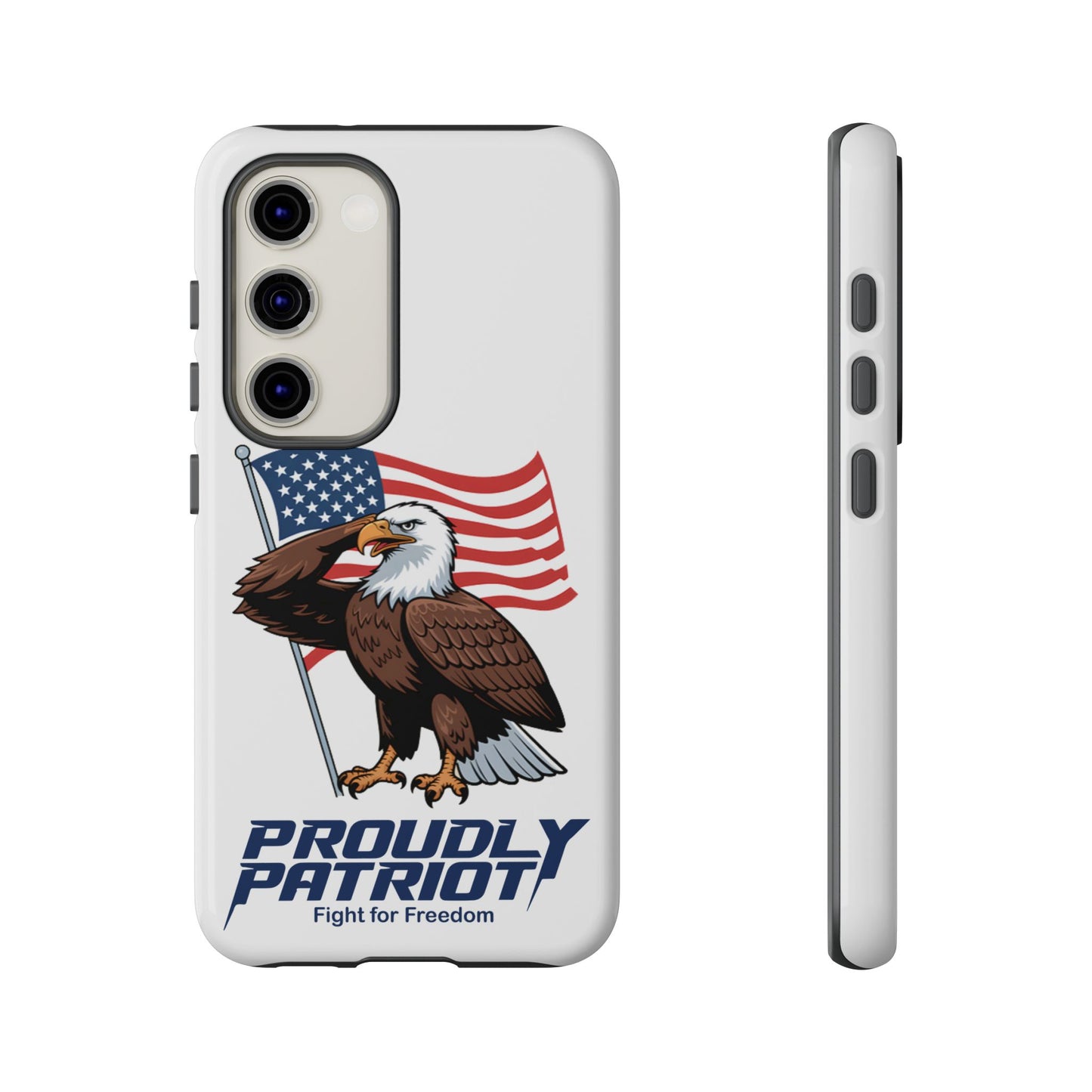 Major Talon Reporting for Duty! Patriotic Phone Case for Proud Americans, USA Flag Phone Cover, Tough Cases for Veterans, Independence Day Gift