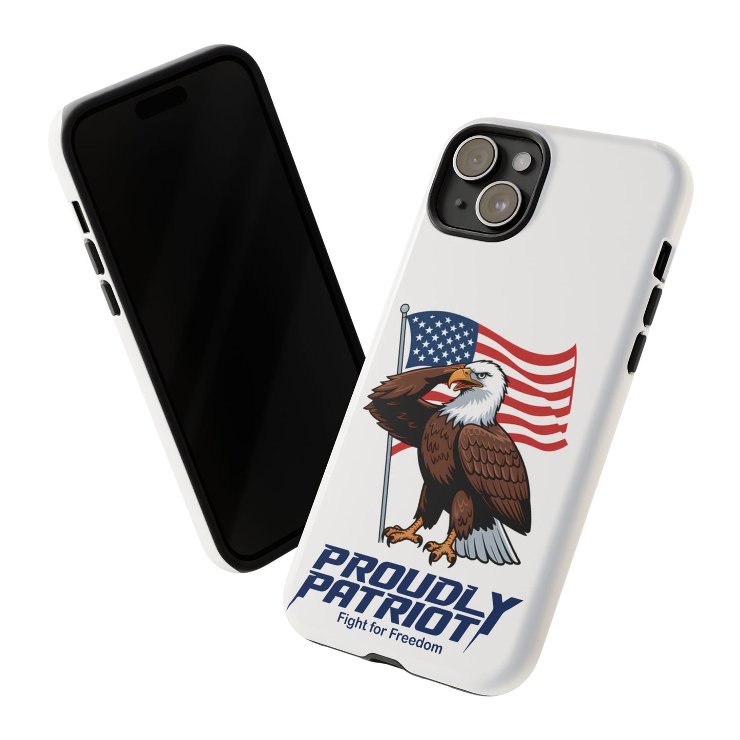 Major Talon Reporting for Duty! Patriotic Phone Case for Proud Americans, USA Flag Phone Cover, Tough Cases for Veterans, Independence Day Gift