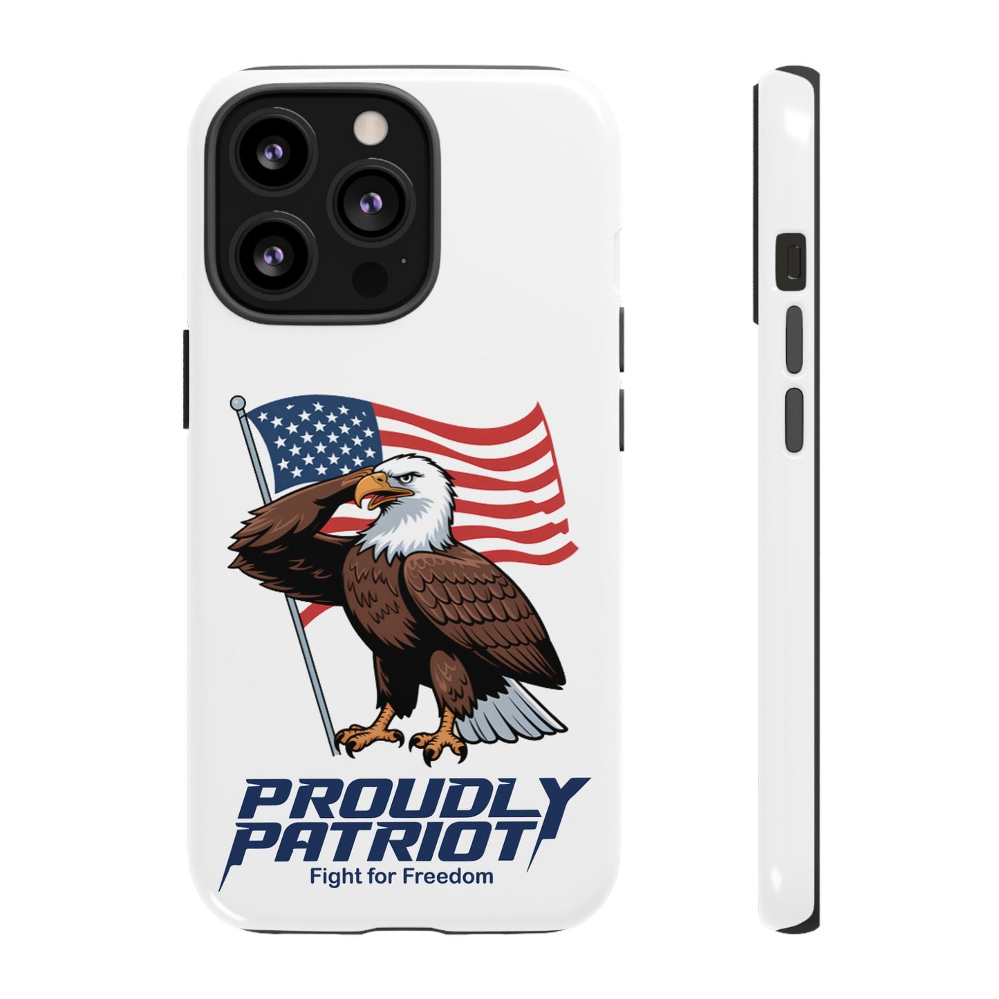 Major Talon Reporting for Duty! Patriotic Phone Case for Proud Americans, USA Flag Phone Cover, Tough Cases for Veterans, Independence Day Gift