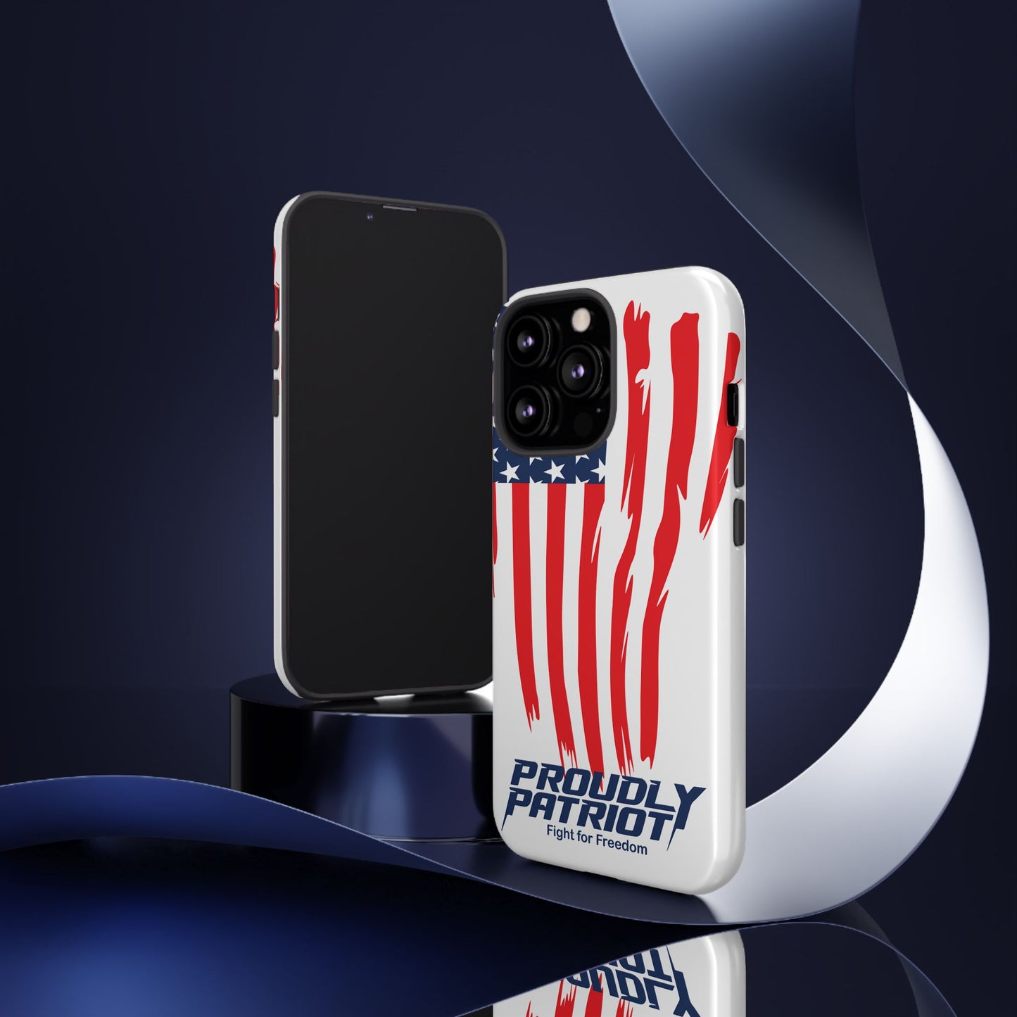 The Flag, Patriotic Phone Case for Proud Americans, USA Flag Phone Cover, Tough Cases for Veterans, Independence Day Gift
