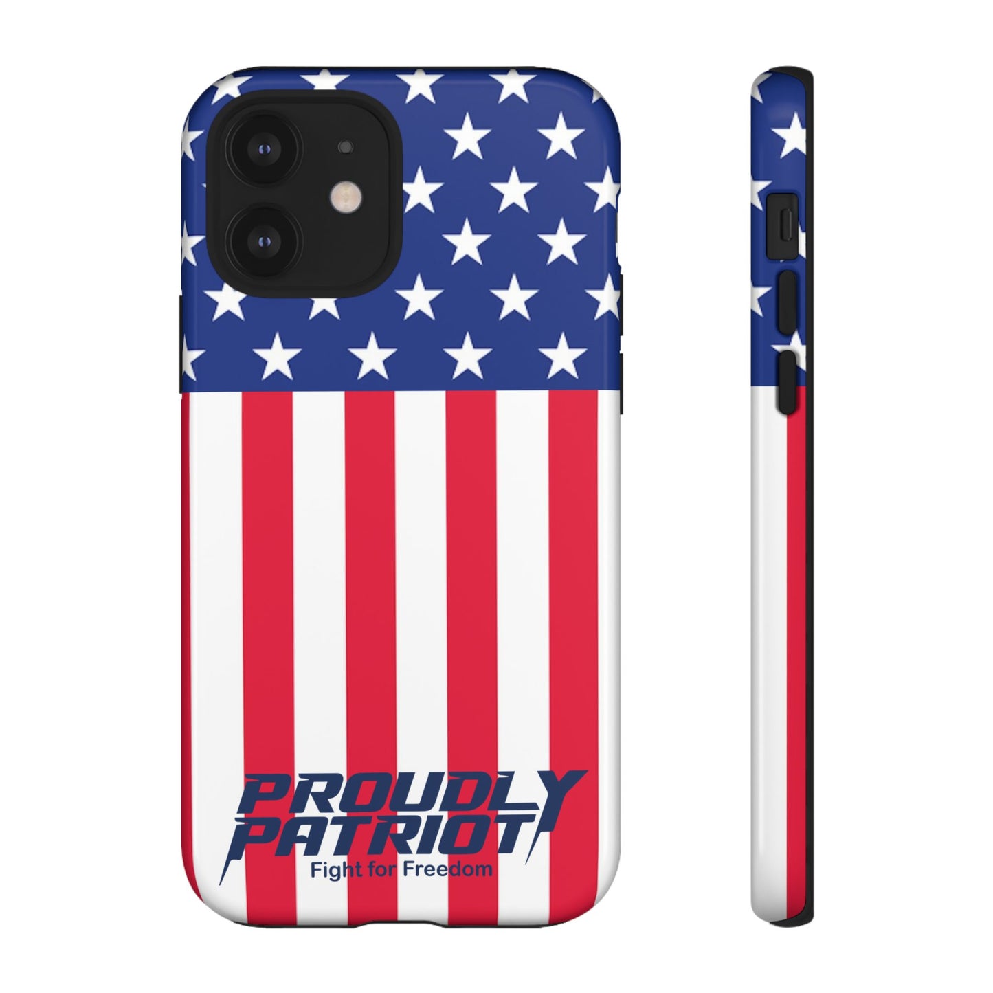 Stars, Stripes, and Cell Phones, Patriotic Phone Case for Proud Americans, USA Flag Phone Cover, Tough Cases for Veterans, Independence Day Gift