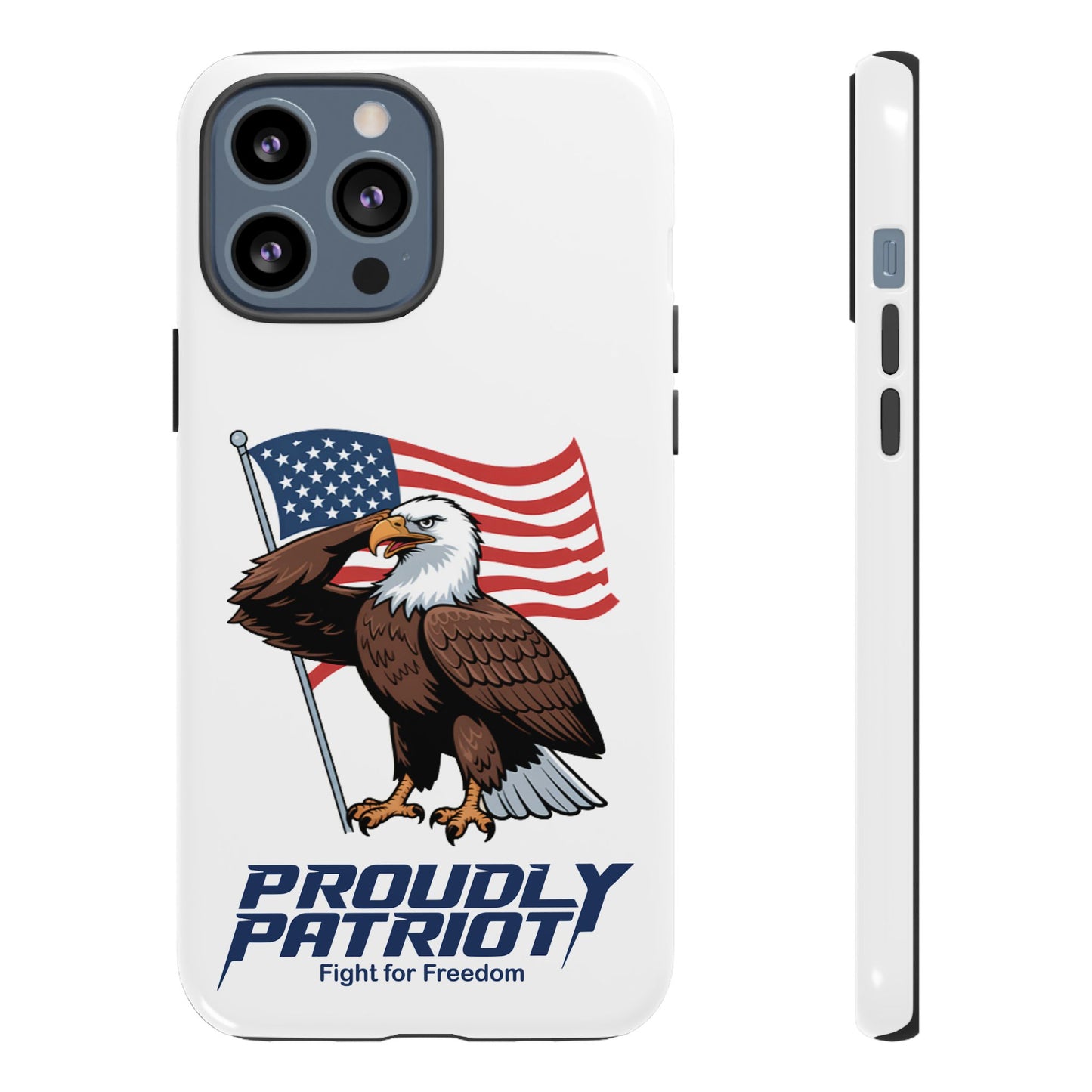 Major Talon Reporting for Duty! Patriotic Phone Case for Proud Americans, USA Flag Phone Cover, Tough Cases for Veterans, Independence Day Gift