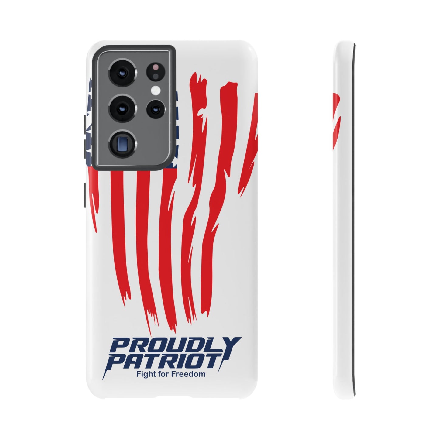 The Flag, Patriotic Phone Case for Proud Americans, USA Flag Phone Cover, Tough Cases for Veterans, Independence Day Gift
