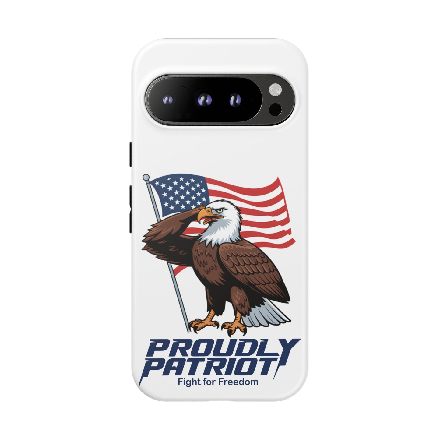 Major Talon Reporting for Duty! Patriotic Phone Case for Proud Americans, USA Flag Phone Cover, Tough Cases for Veterans, Independence Day Gift