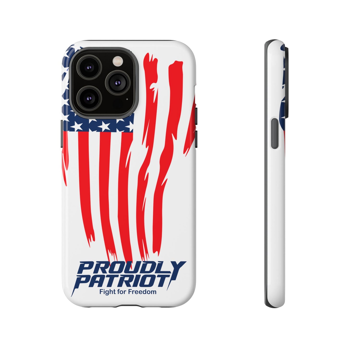 The Flag, Patriotic Phone Case for Proud Americans, USA Flag Phone Cover, Tough Cases for Veterans, Independence Day Gift