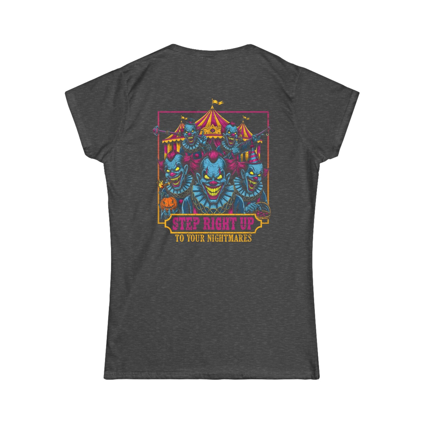 Creepy Circus Horror Style Women's Tee