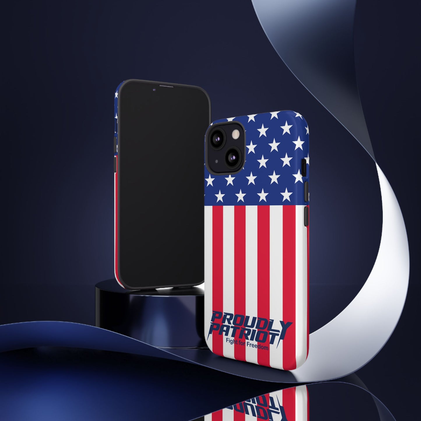 Stars, Stripes, and Cell Phones, Patriotic Phone Case for Proud Americans, USA Flag Phone Cover, Tough Cases for Veterans, Independence Day Gift