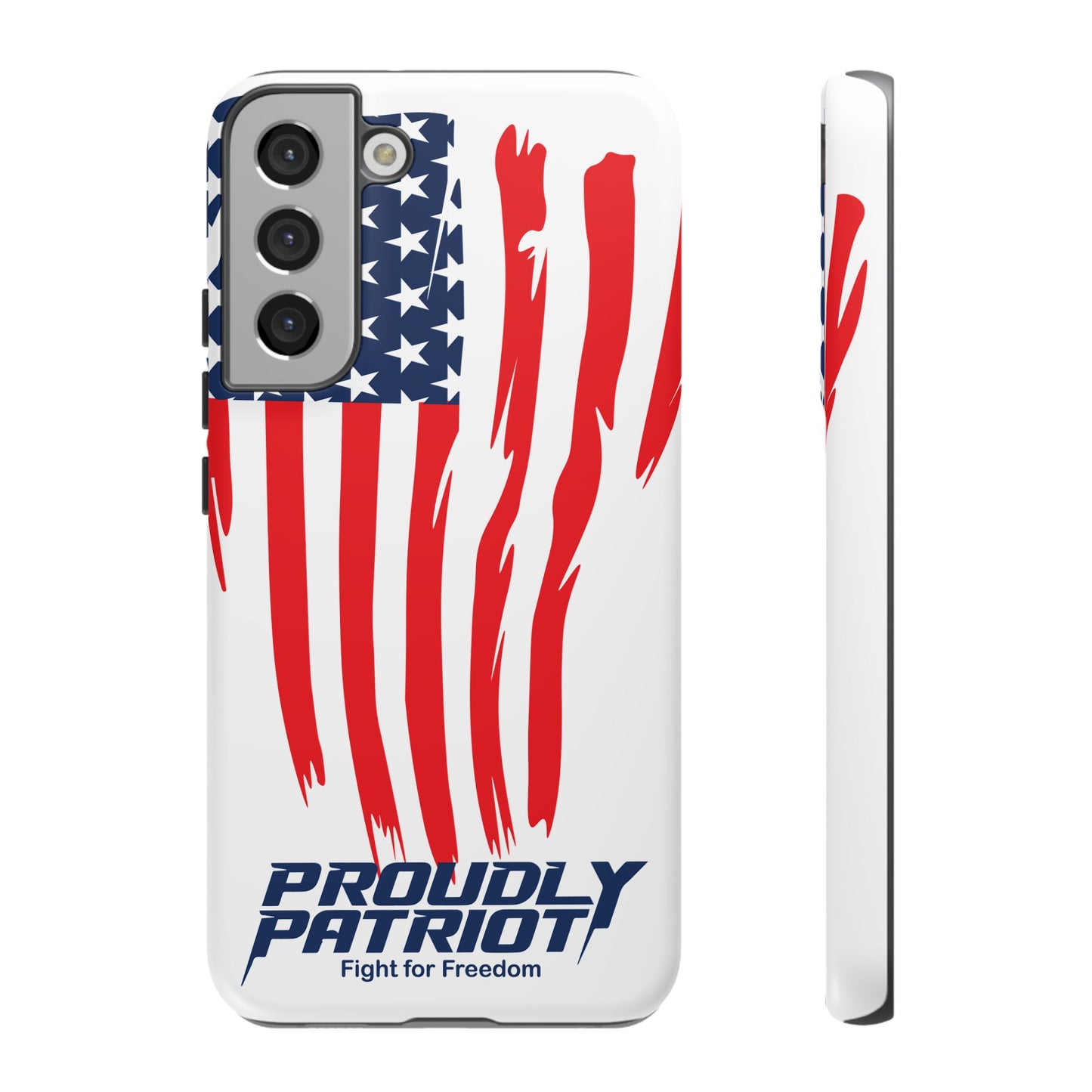 The Flag, Patriotic Phone Case for Proud Americans, USA Flag Phone Cover, Tough Cases for Veterans, Independence Day Gift