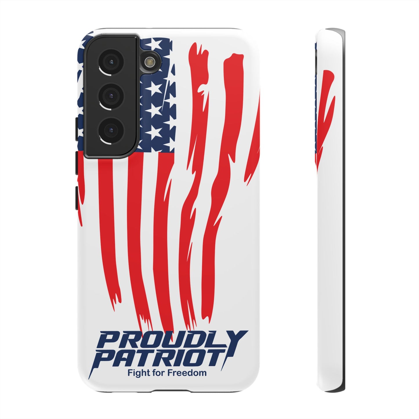 The Flag, Patriotic Phone Case for Proud Americans, USA Flag Phone Cover, Tough Cases for Veterans, Independence Day Gift