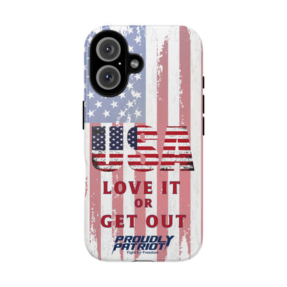 Stars, Stripes, and Zero Tolerance, Phone Case
