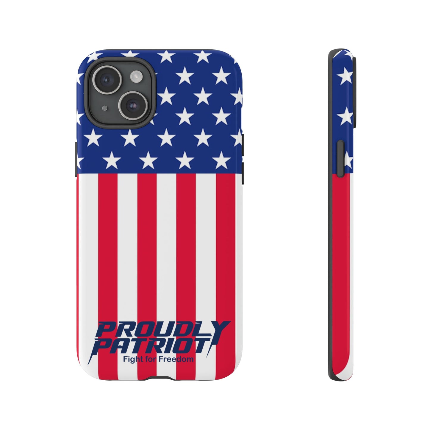 Stars, Stripes, and Cell Phones, Patriotic Phone Case for Proud Americans, USA Flag Phone Cover, Tough Cases for Veterans, Independence Day Gift