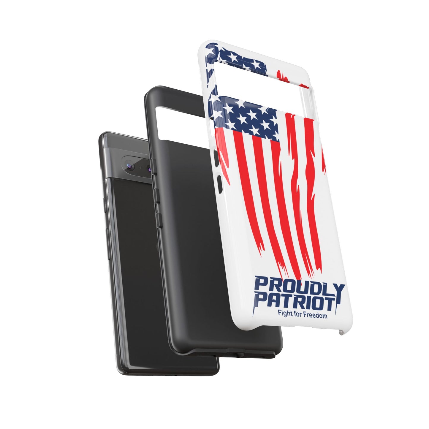 The Flag, Patriotic Phone Case for Proud Americans, USA Flag Phone Cover, Tough Cases for Veterans, Independence Day Gift