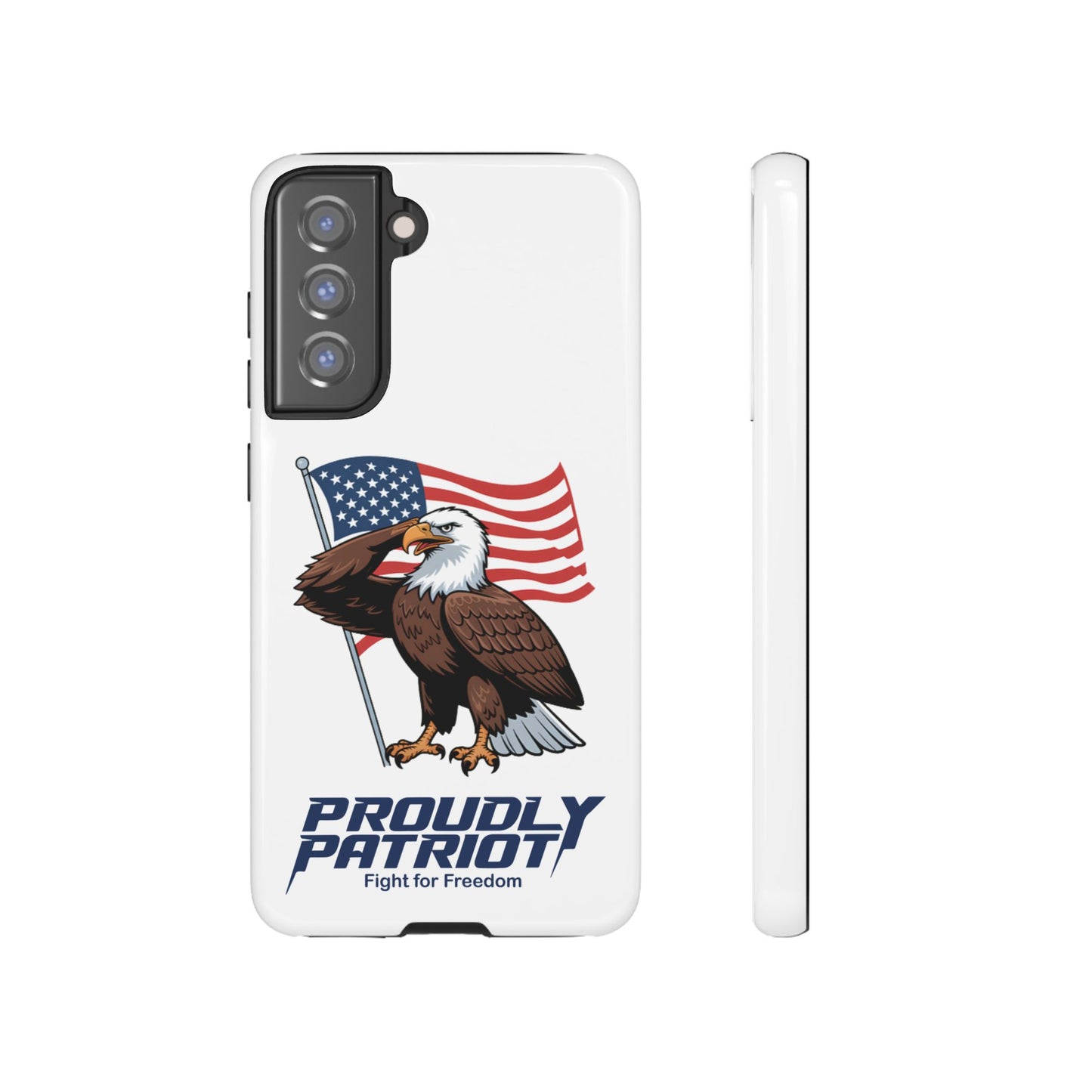 Major Talon Reporting for Duty! Patriotic Phone Case for Proud Americans, USA Flag Phone Cover, Tough Cases for Veterans, Independence Day Gift