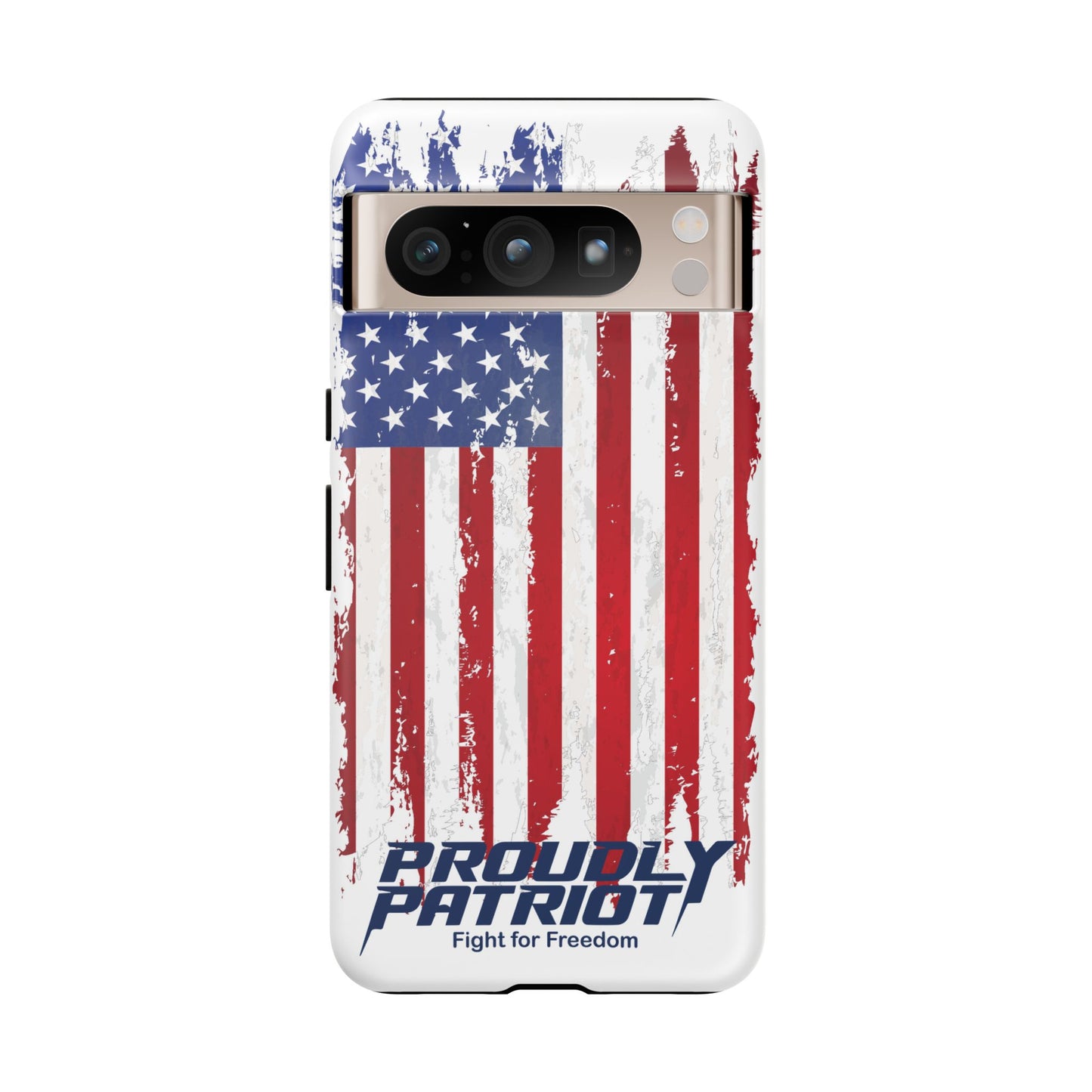Distressed Flag, Patriotic Phone Case for Proud Americans, USA Flag Phone Cover, Tough Cases for Veterans, Independence Day Gift