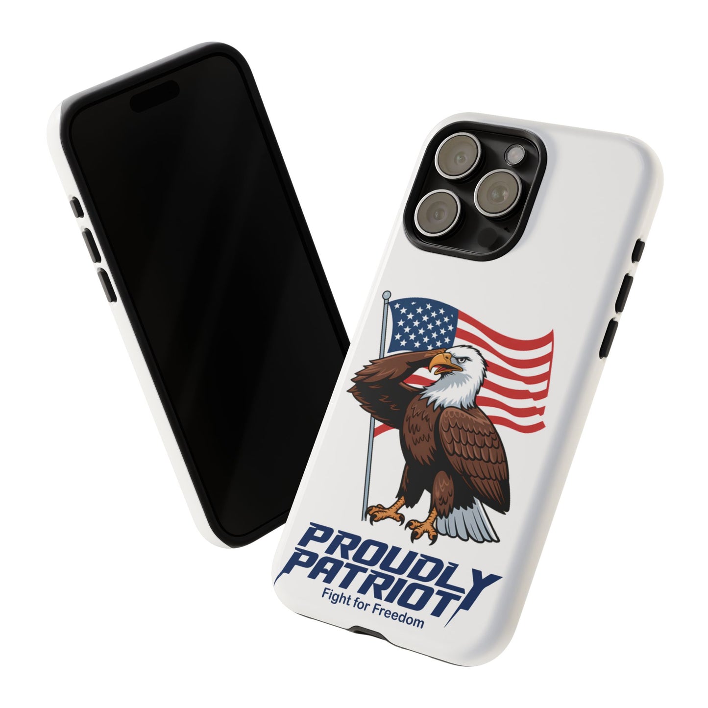 Major Talon Reporting for Duty! Patriotic Phone Case for Proud Americans, USA Flag Phone Cover, Tough Cases for Veterans, Independence Day Gift