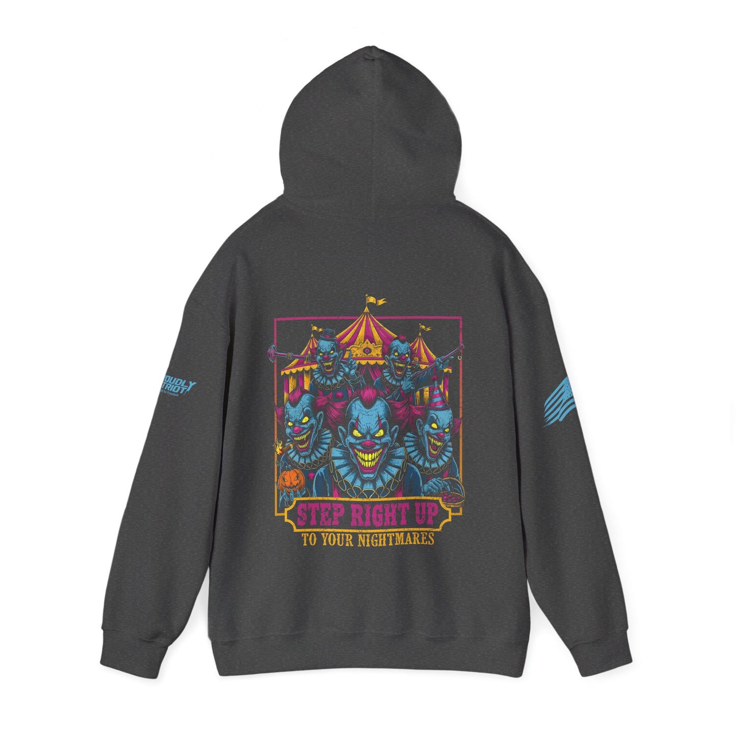 Creepy Circus Horror Style Hoodie