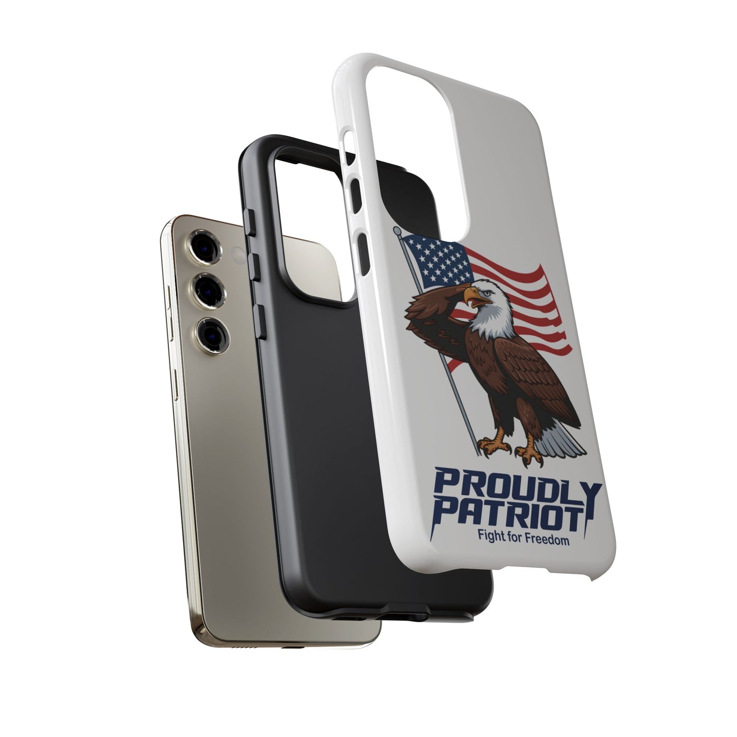 Major Talon Reporting for Duty! Patriotic Phone Case for Proud Americans, USA Flag Phone Cover, Tough Cases for Veterans, Independence Day Gift