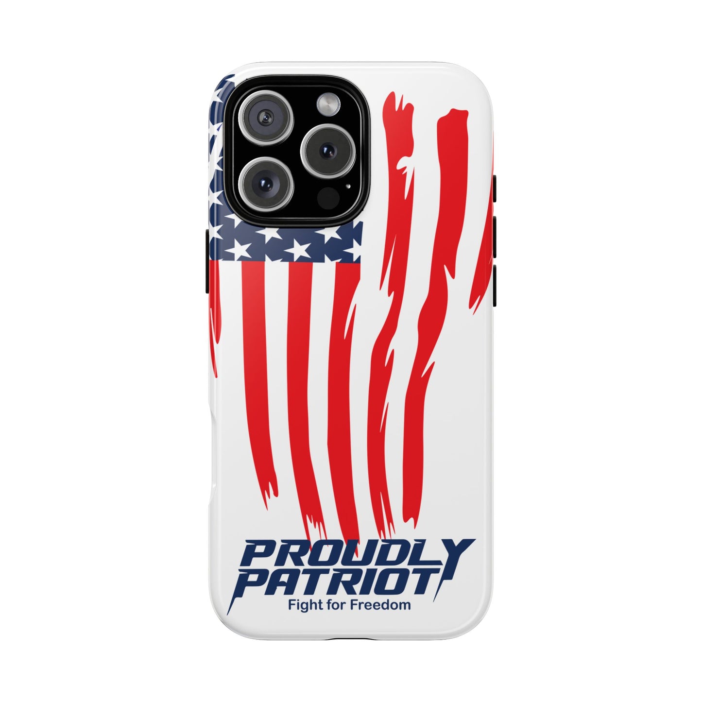 The Flag, Patriotic Phone Case for Proud Americans, USA Flag Phone Cover, Tough Cases for Veterans, Independence Day Gift