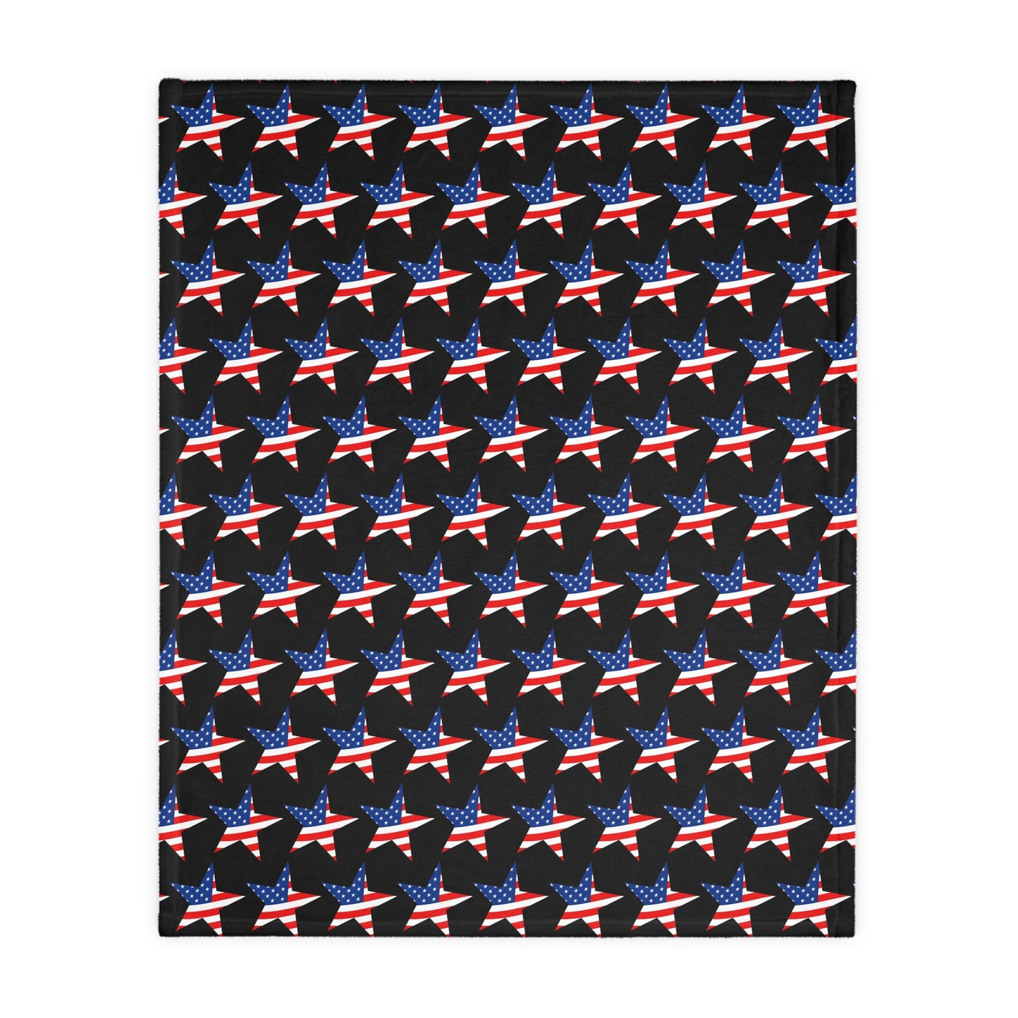 Cozy Patriotic Velveteen Blanket