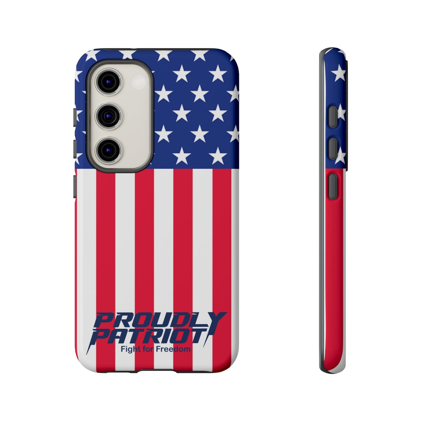 Stars, Stripes, and Cell Phones, Patriotic Phone Case for Proud Americans, USA Flag Phone Cover, Tough Cases for Veterans, Independence Day Gift