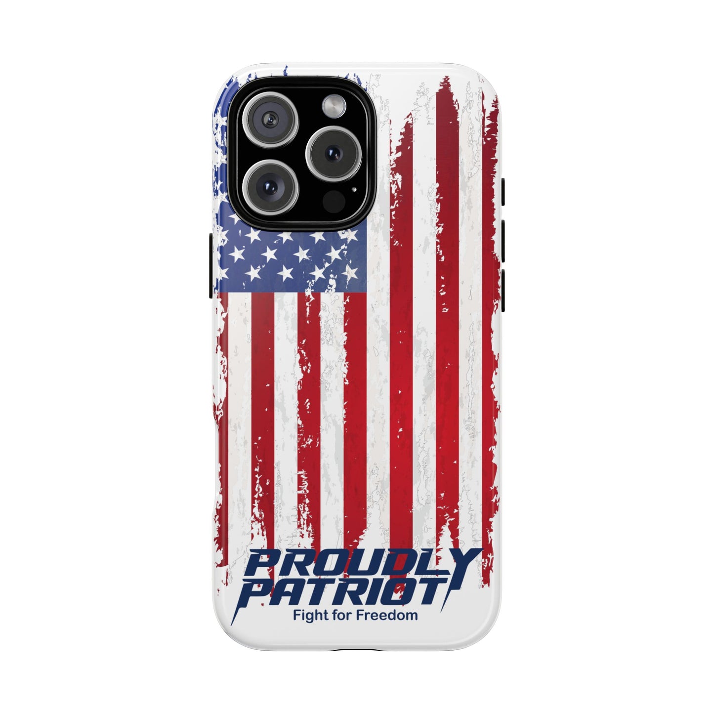 Distressed Flag, Patriotic Phone Case for Proud Americans, USA Flag Phone Cover, Tough Cases for Veterans, Independence Day Gift