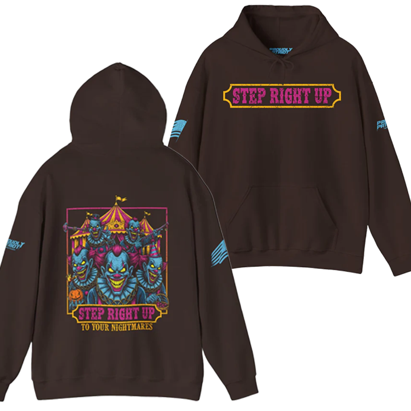 Creepy Circus Horror Style Hoodie
