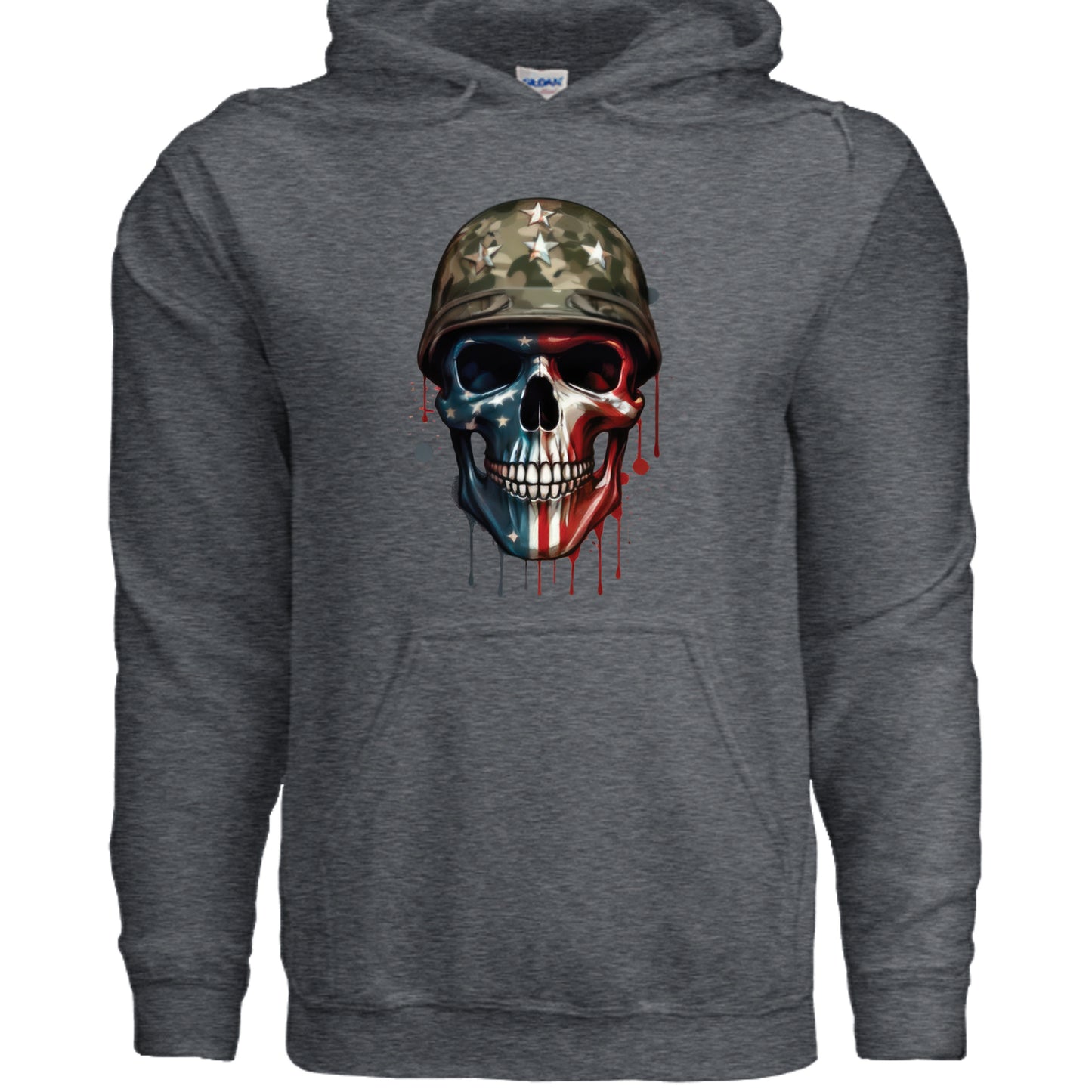 DARK HEATHER - G185 - FRONT
