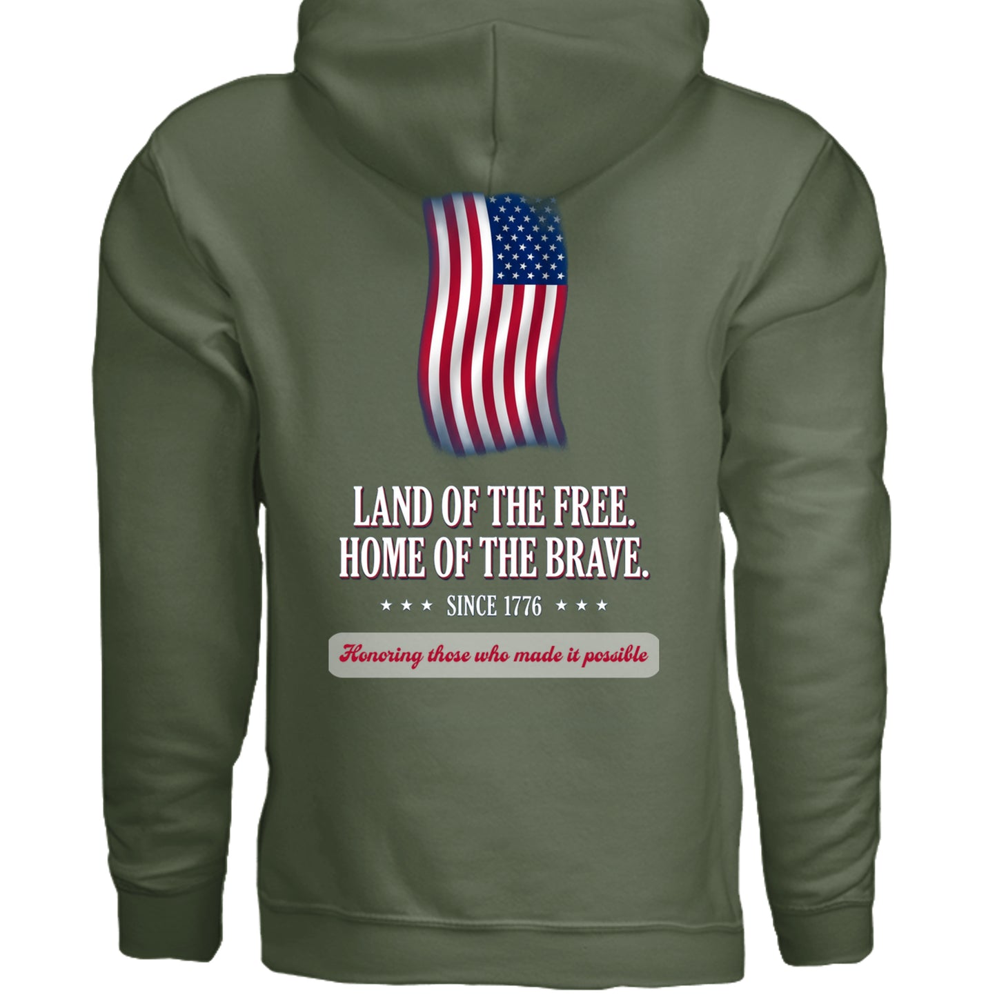 MILITARY GREEN - G185 - BACK