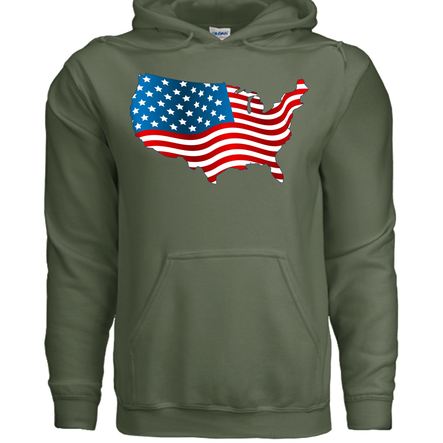 MILITARY GREEN - G185 - FRONT