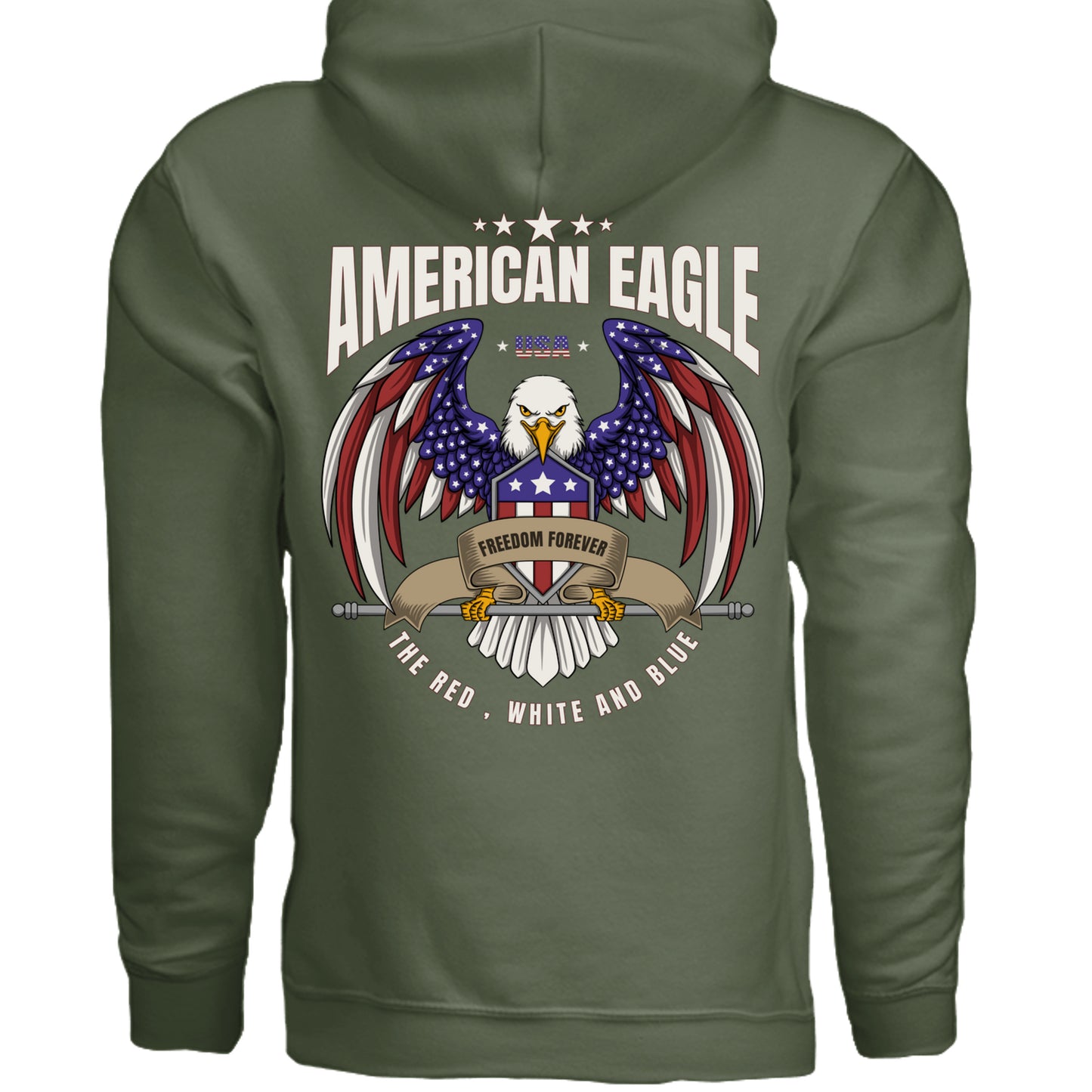 MILITARY GREEN - G185 - BACK
