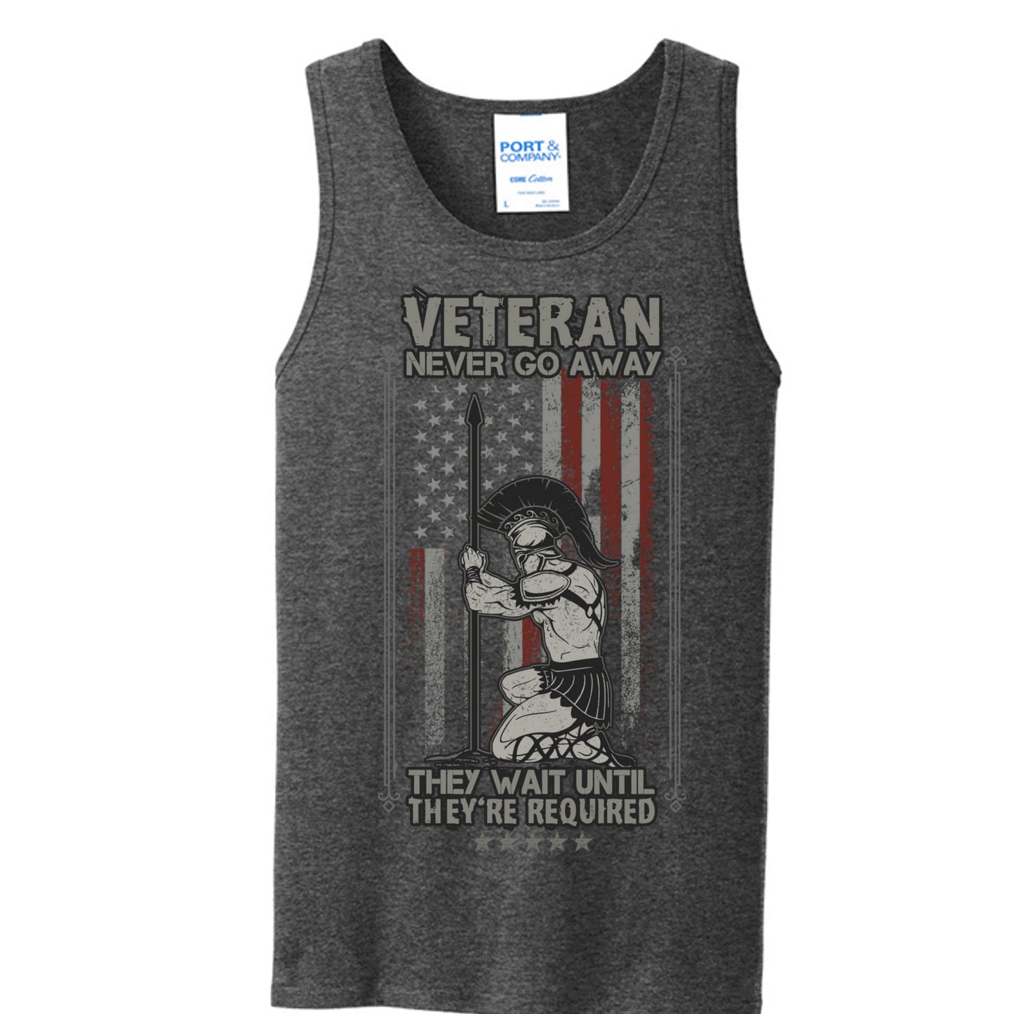 Dark Heather Grey - PC54TT - FRONT