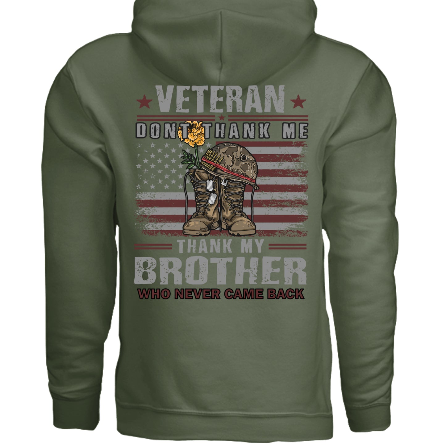 MILITARY GREEN - G185 - BACK