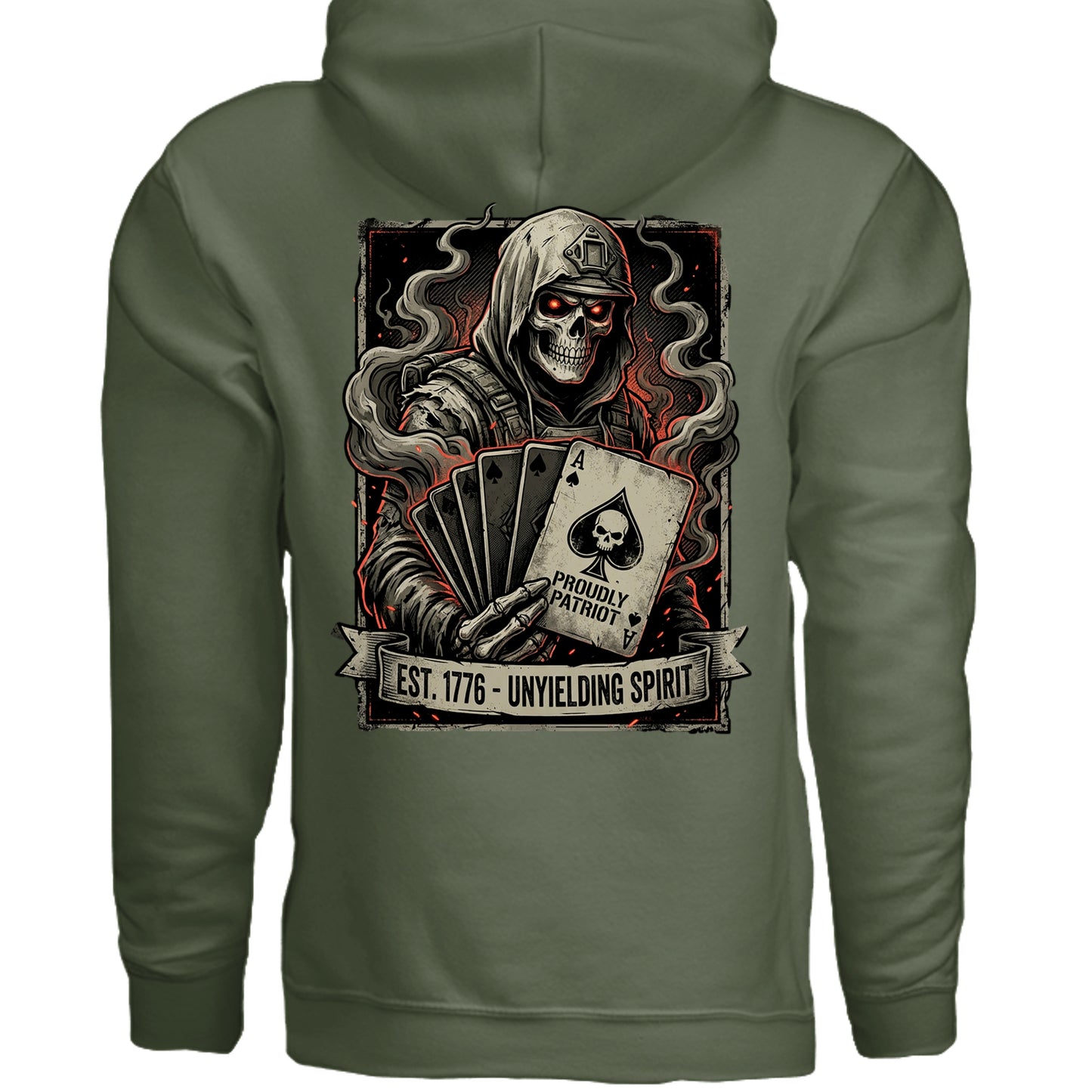 MILITARY GREEN - G185 - BACK